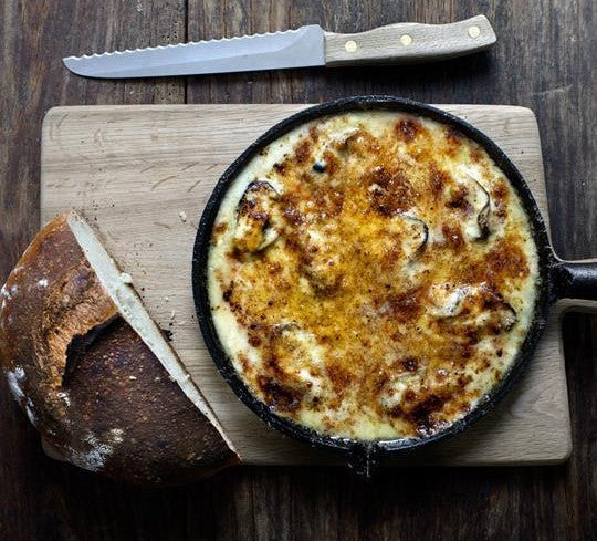 Three Cheese Oyster Gratin Dip