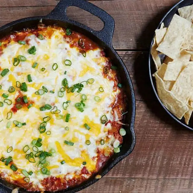 Cast-Iron Skillet Nacho Dip