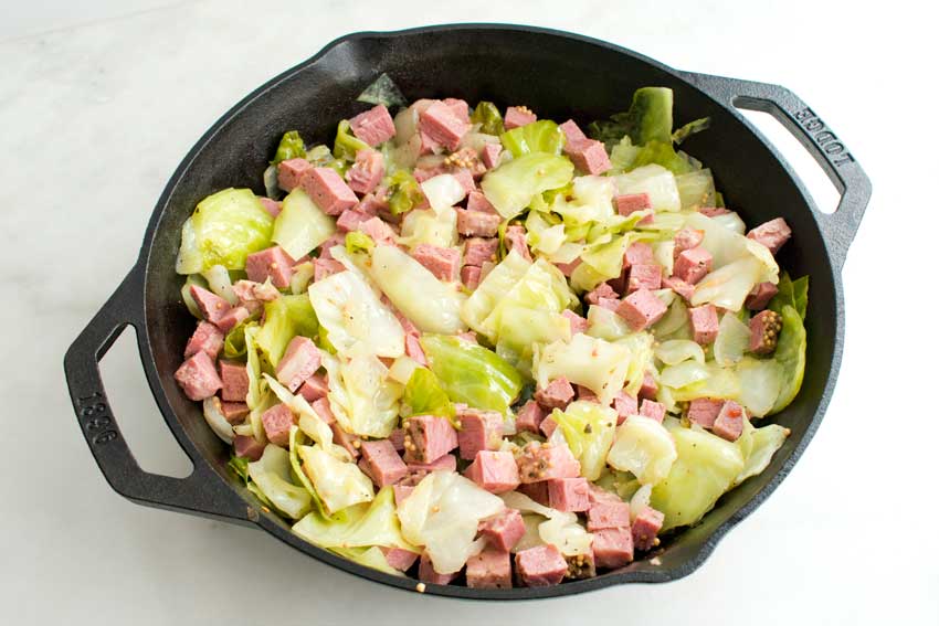 Irish Cast Iron Skillet Corned Beef Colcannon Casserole