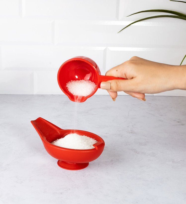 KitchInventions 1001 Spoon Buddy, Red - 11 x 8.5 x 2 in.